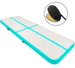 Vidaxl Inflatable Gymnastics Mat With Pump 300x100x15 Cm Pvc Green