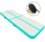 Vidaxl Inflatable Gymnastics Mat With Pump 300x100x20 Cm Pvc Green