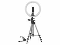 Cullmann - 52103 - Stativ Alpha 1000 bt Vlogging Kit mit LED-Ringlicht und