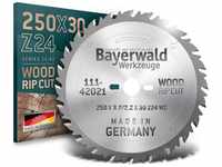 Bayerwald Werkzeuge - hm Kreissägeblatt - 250 x 3.2/2.2 x 30 Z24 wz