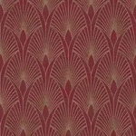 Art Deco Tapete Rot Vliestapete 374274&nbsp;374274