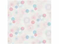 Bricoflor - Pastell Tapete einfarbig Rosa Vliestapete im Uni Stil für Schlafzimmer