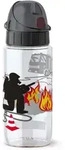 Trinkflasche Tritan Kids Fireman 0,5l Transparent