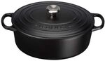 Signature Br&auml;ter Schwarz Oval 33 Cm - Le Creuset