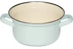Riess Kasserolle Mit Chromrand Emaille 14cm, 0.75 Liter