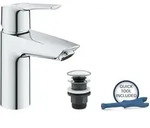 Quickfix Start - Waschtischarmatur Mit Push-open Ablaufgarnitur, Chrom 23550002 -