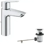 Quickfix Start - Waschtischarmatur Mit Ablaufgarnitur, Chrom 23455002 - Grohe