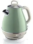 Ariete Wasserkocher Vintage Kegelform Gr&uuml;n 1,7 L