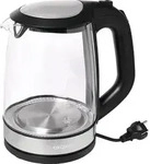 Nordwest Wasserkocher Wk 3501 Swg 2200 W Schwarz ,2l 1,1kg Glas,va Led Blau Exquisit