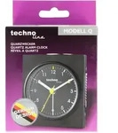 Technoline - Techno Line Model Q Schwarz Quarz Wecker Schwarz (matt)...