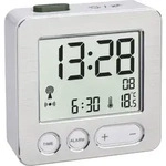 Tfa Dostmann 60.2545.54 Funk Wecker Silber, Aluminium (geb&uuml;rstet) Alarmzeiten 1