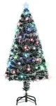 Vidaxl Pre-lit Christmas Tree With Stand&led 120 Cm Fibre Optic