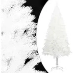 K&uuml;nstlicher Weihnachtsbaum Naturgetreue Nadeln Wei&szlig; 210 Cm Vidaxl