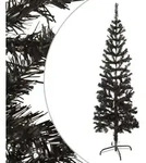 Schlanker Weihnachtsbaum Schwarz 150 Cm Vidaxl