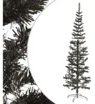 Schlanker Weihnachtsbaum Schwarz 180 Cm Vidaxl