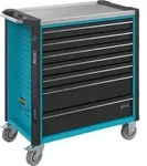 Werkstattwagen Assistent, Schubladen, Flach: 5 X 81 X 696 X 398 Mm, Schubladen, Hoch:
