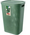Curver W&auml;schebox Infinity Recycled, Aus Kunststoff, 60l, Gr&uuml;n