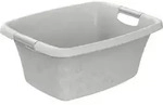 Rotho - W&auml;schewanne Flowers 25 L W&auml;schekorb W&auml;schesammler Griffe W&auml;sche Korb Box