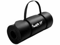 MOVIT® Gymnastikmatte, 190x60x1,5cm, Schwarz