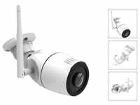 Smartwares Außenbereich IP-Kamera 180° Weiß Überwachungskamera 9x19,6cm...