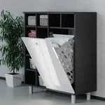 Vicco - Badschrank Fynn, Wei&szlig; Hochglanz, 78.4 X 91.6 Cm
