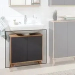 Finn Waschtischunterschrank 60cm Anthrazit - Fackelmann