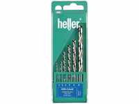 Heller - 17735 d hss Metall-Spiralbohrer-Set 6teilig 2 mm, 3 mm, 4 mm, 5 mm, 6...