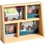 Rustic Galerier., 2x10x15 Und 2x10x10 Cm, Natur
