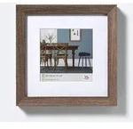 Walther Fiorito Nussbaum 40x40 Holz Inkl. Passepartout Ef440n Wandrahmen