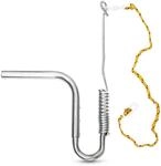 Relaxdays - Fahrradleine Mit Federpuffer, Abstandhalter, F&uuml;r Hunde, Verstellbar, H X