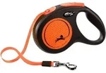 Flexi - Hundeleine New Neon Neon Orange Gurt 5 M Automatikleine