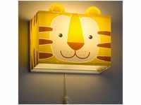 Dalber - Kinderzimmer Wandleuchte Little Tiger E27 - Gelb