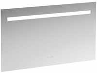 Leelo Spiegel mit integrierter horizontaler LED-Beleuchtung, Aluminiumrahmen,...