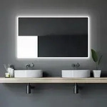 Talos - Badezimmerspiegel Mit Beleuchtung Moon Led Badspiegel 120x70 Cm -