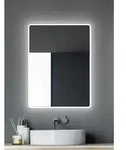 Badezimmerspiegel Mit Beleuchtung Talos Moon Led Badspiegel 80x60 Cm -