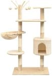 Katzen-kratzbaum 125 Cm Beige - Vidaxl