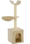 Katzen-kratzbaum Mit Sisal-kratzs&auml;ulen 105 Cm Beige Vidaxl