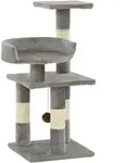 Katzen-kratzbaum Mit Sisal-kratzs&auml;ulen 65 Cm Grau Vidaxl