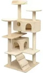 Katzen-kratzbaum Sisal 125 Cm Beige - Vidaxl