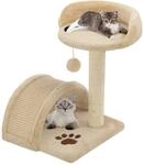 Katzen-kratzbaum Sisal 40 Cm Beige Und Braun Vidaxl