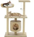 Katzen-kratzbaum Sisal 95 Cm Beige Vidaxl
