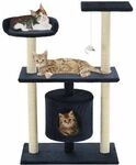 Katzen-kratzbaum Sisal 95 Cm Dunkelblau Vidaxl