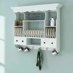 Vidaxl Wooden Kitchen Wall Cabinet White