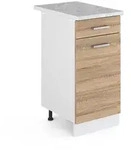 Vicco - K&uuml;chenunterschrank R-line, Sonoma, 40 Cm , Ap Marmor