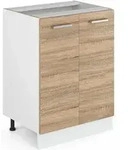 Vicco - K&uuml;chenunterschrank R-line, Sonoma, 60 Cm Ohne Arbeitsplatte