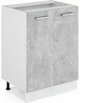 Vicco - K&uuml;chenunterschrank R-line, Beton, 60 Cm Ohne Arbeitsplatte