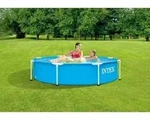 Intex - 28205 Frame Swimming Pool &Oslash;244x51cm Aufstellpool Planschbecken Rundpool