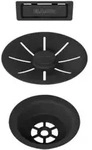 Blanco Accessoires - Ablaufset C-overflow, Blackedition, Schwarz Matt 239975
