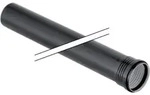 Geberit - Silent Pp Rohr 390504141 Dn 100, 1000 Mm, Mit Muffe, Schalloptimiert