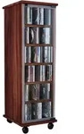 Ebuy24 - Holz Cd Dvd Stand Regal Valenza Glast&uuml;r